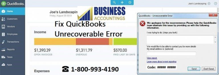 quickbooks desktop app error